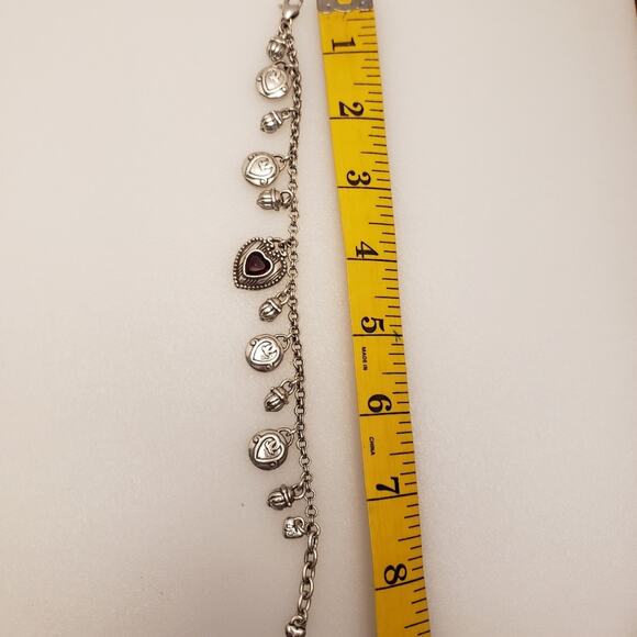 RARE BRIGHTON Cherished love red heart charm‎ bracelet - Picture 4 of 4
